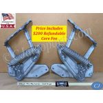 REBUILT 1965-1966 CADILLAC DEVILLE ELDORADO FLEETWOOD CALAIS HOOD HINGES WITH SPRINGS & NEW RIVETS